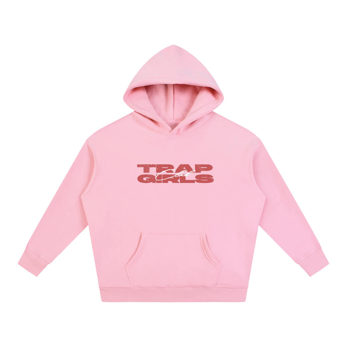 Trap Girls Club Oversized Hoodie (PINK)