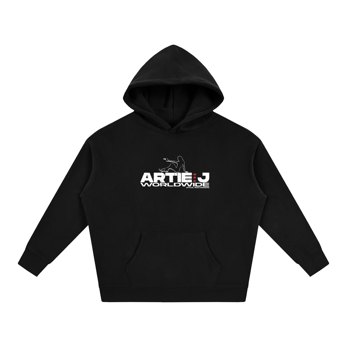 AJWW Oversized Hoodie (BLACK)