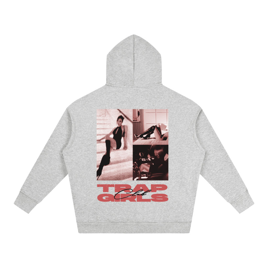 Trap Girls Club Oversized Hoodie (GREY)