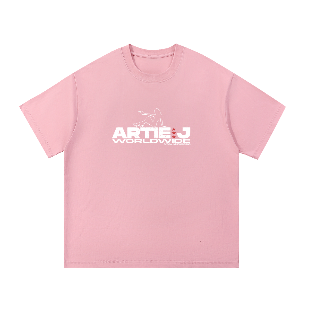 ARTIE J T-SHIRT LOGO (PINK)