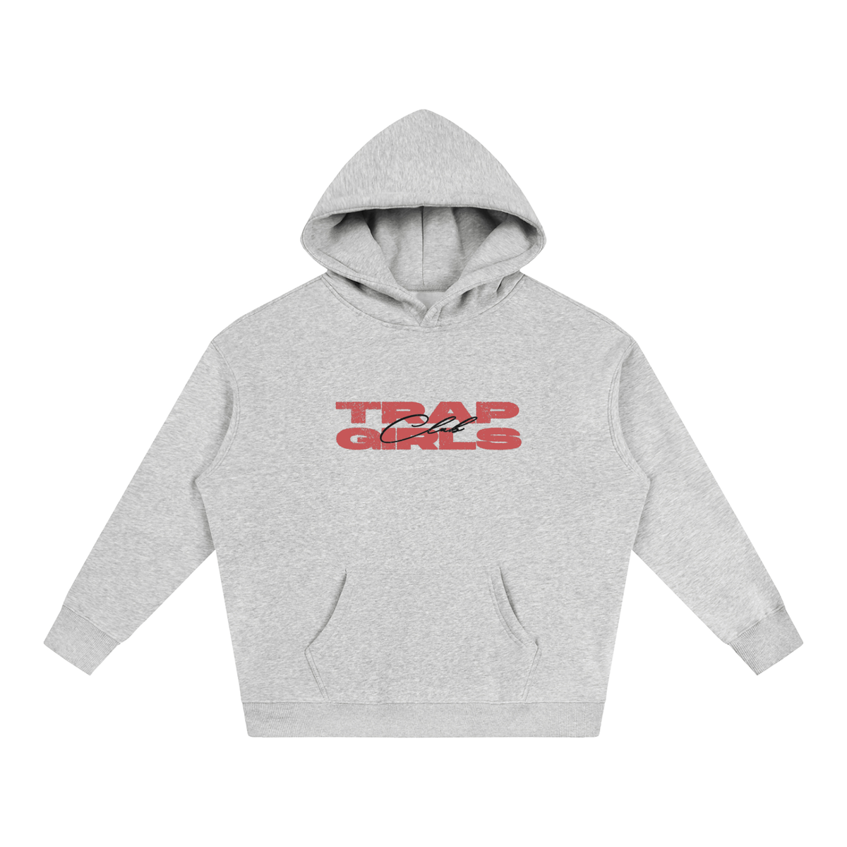 Trap Girls Club Oversized Hoodie (GREY)