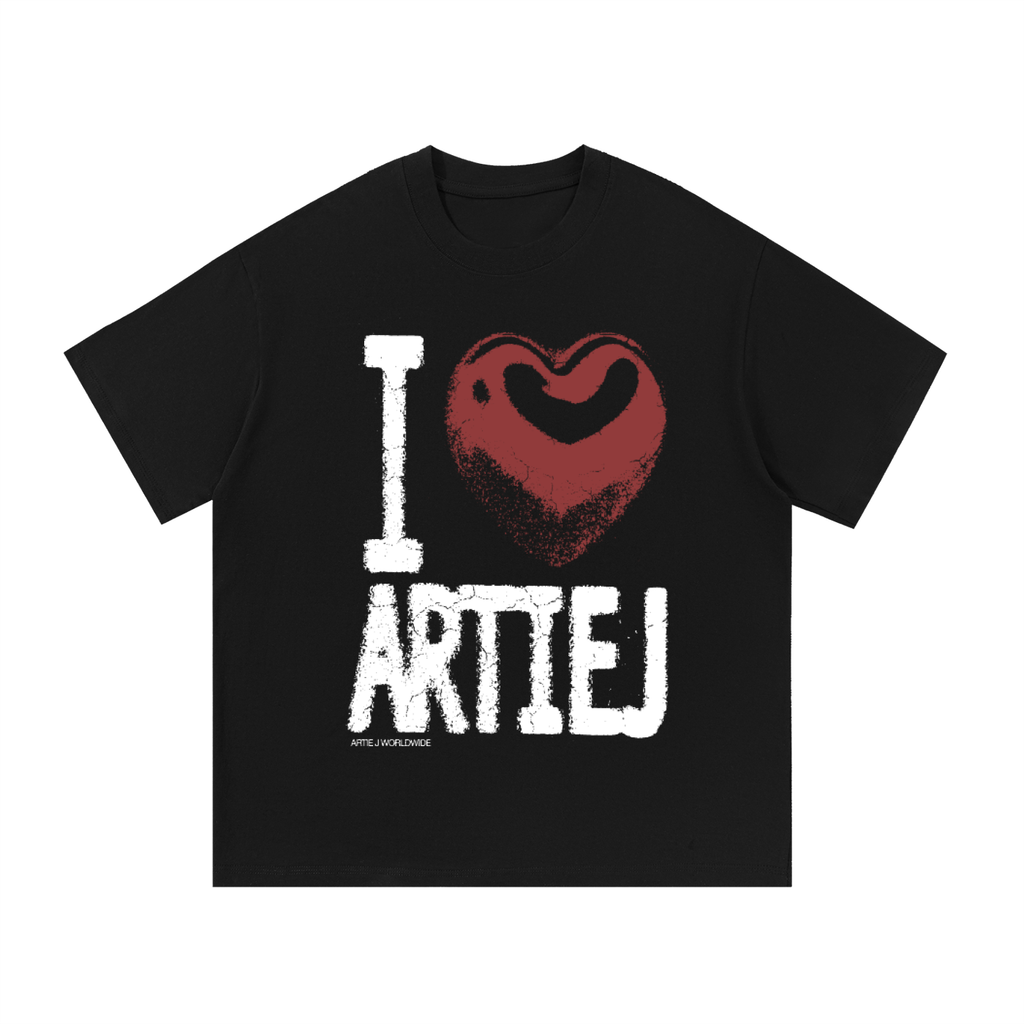 I LOVE ARTIE J T-SHIRT (BLACK)
