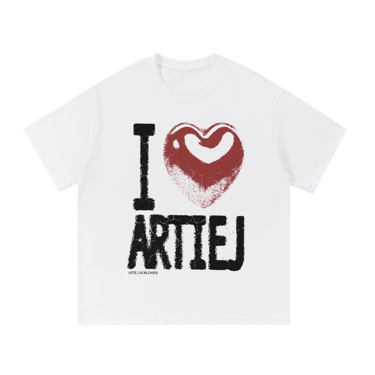 I LOVE ARTIE J T-SHIRT (WHITE)