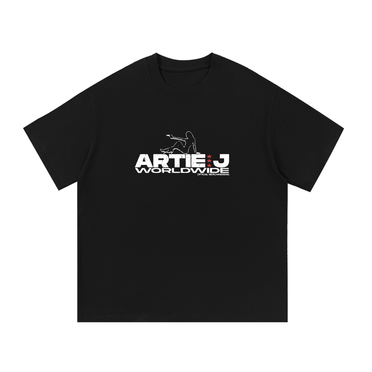 ARTIE J T-SHIRT LOGO (BLACK)